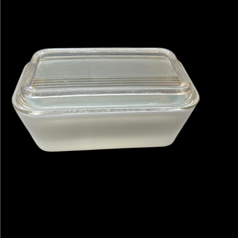 Vtg amish 502 butter print dish - Picture 2 of 6
